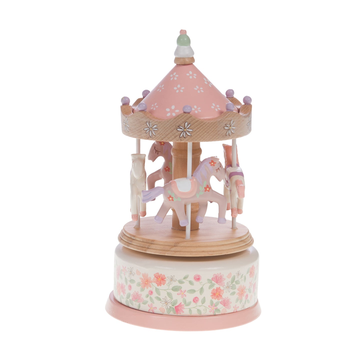 Carrousel fleur - Rose pastel
