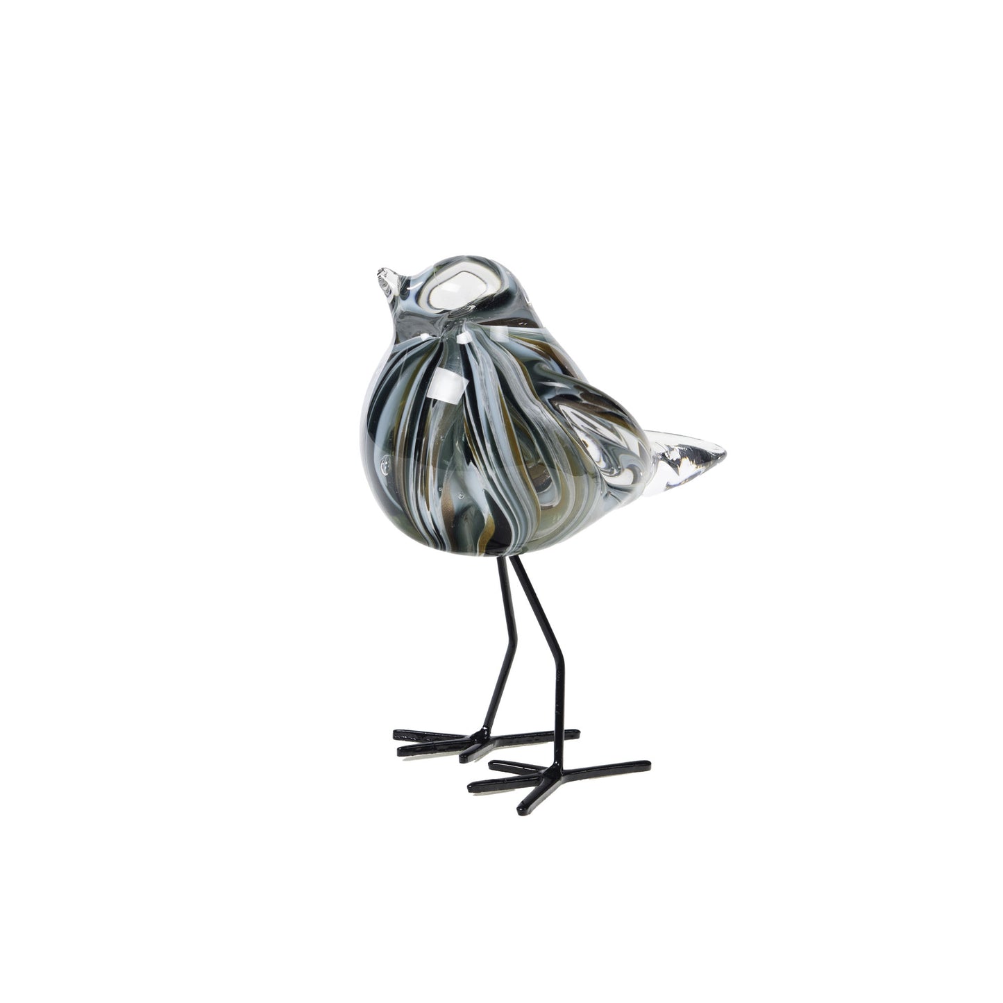 Sulfure oiseau sur pied - Blanc et Vert