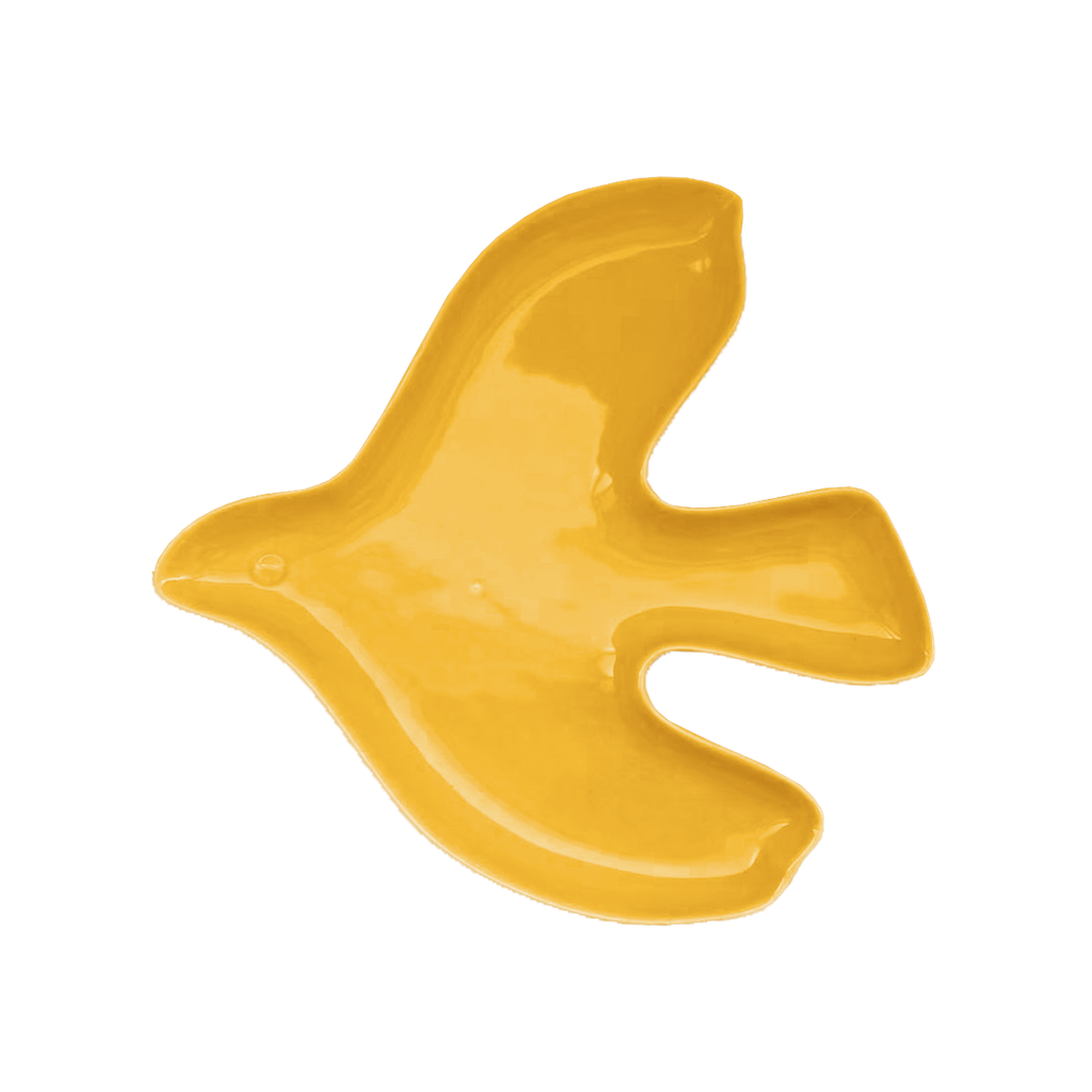 Coupelle oiseau - Bleu givré