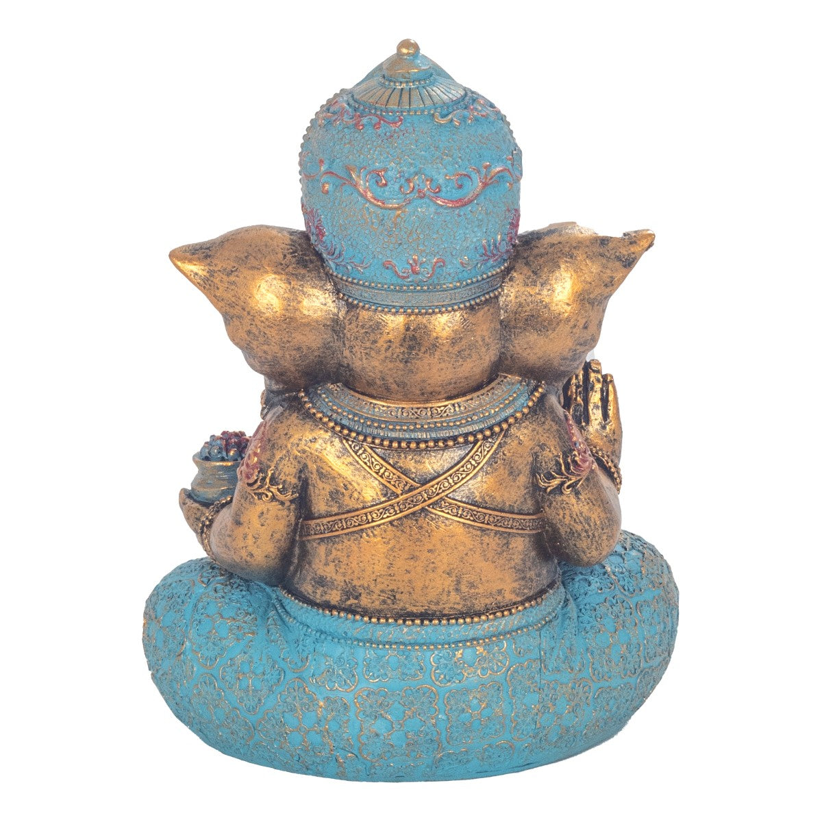 Ganesha - Doré et bleu