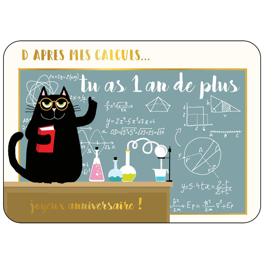 Carte postale - Anniversaire