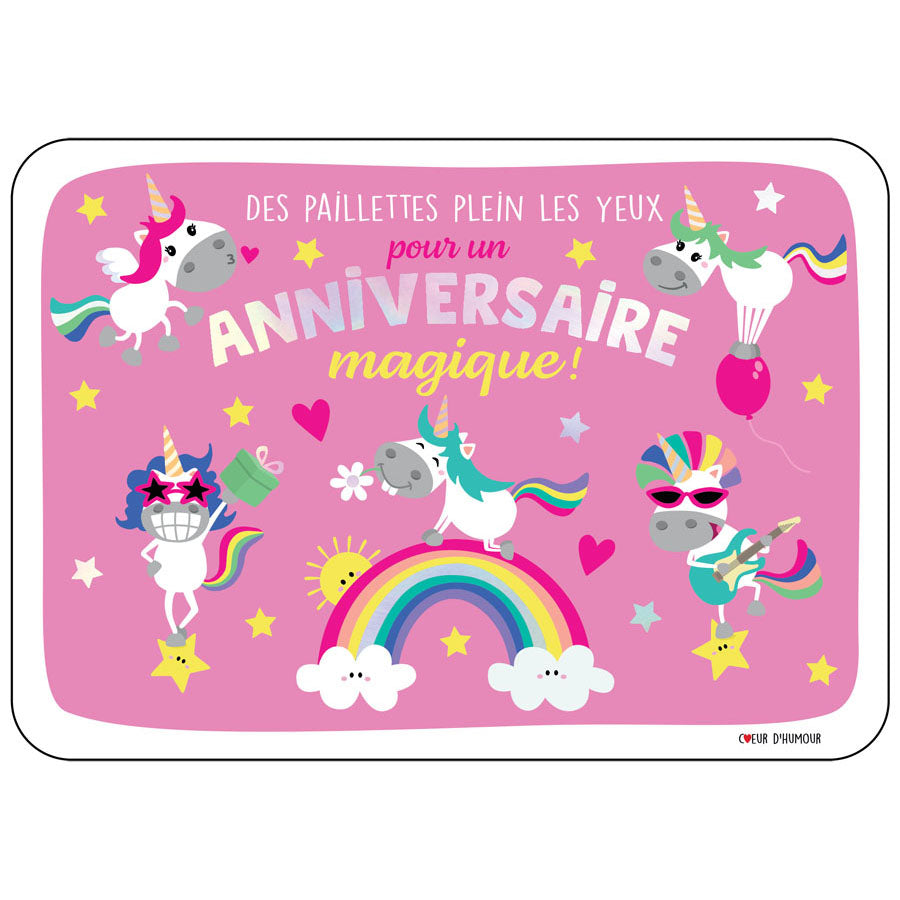 Carte postale - Licorne