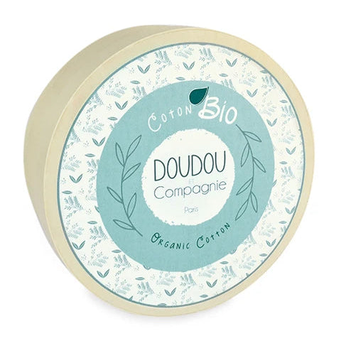 Doudou botanique vintage - Bleu et écru
