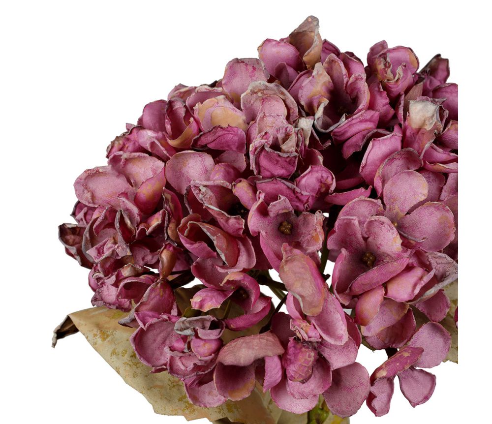 Fleur hortensia artificielle - Violet