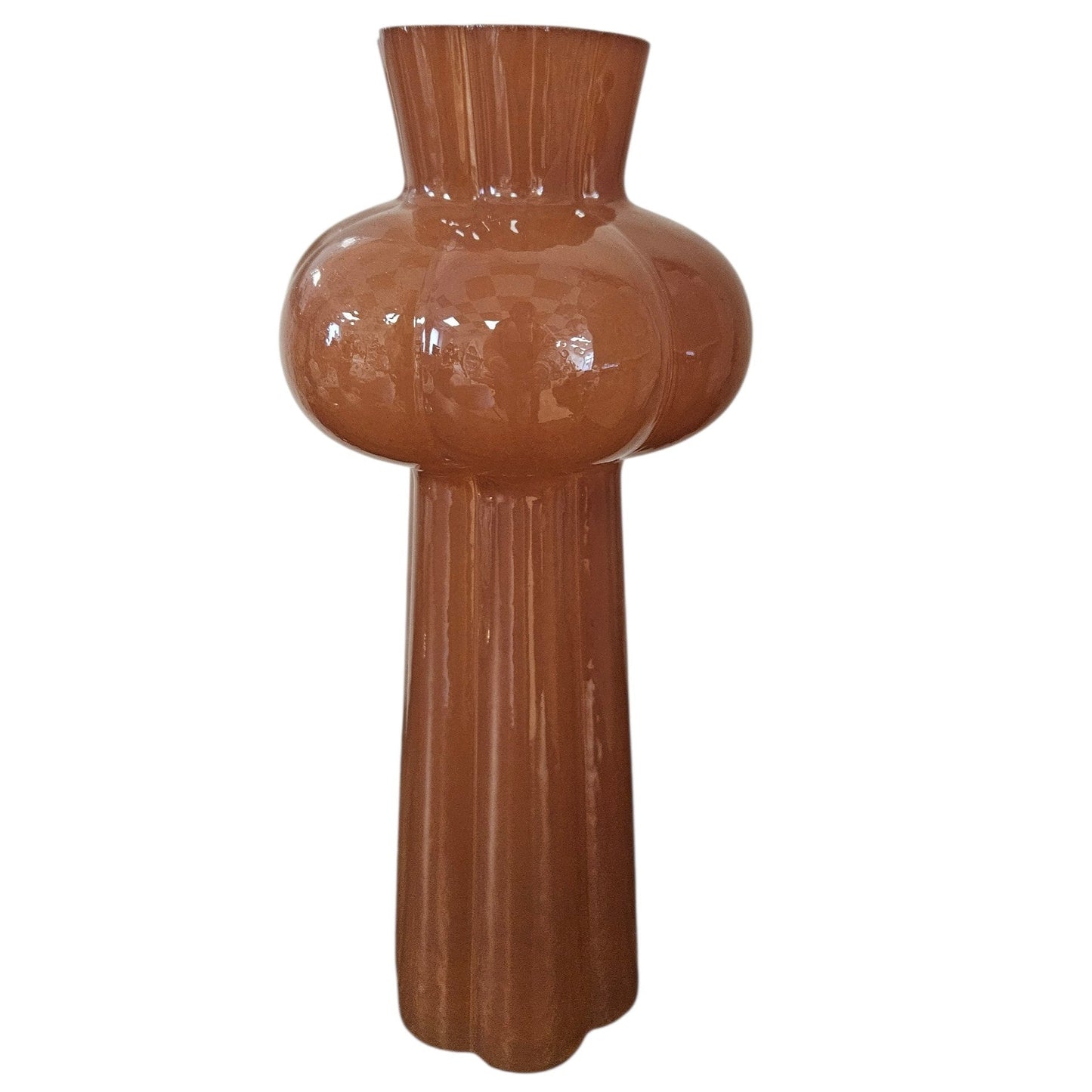 Vase collerette - Marron