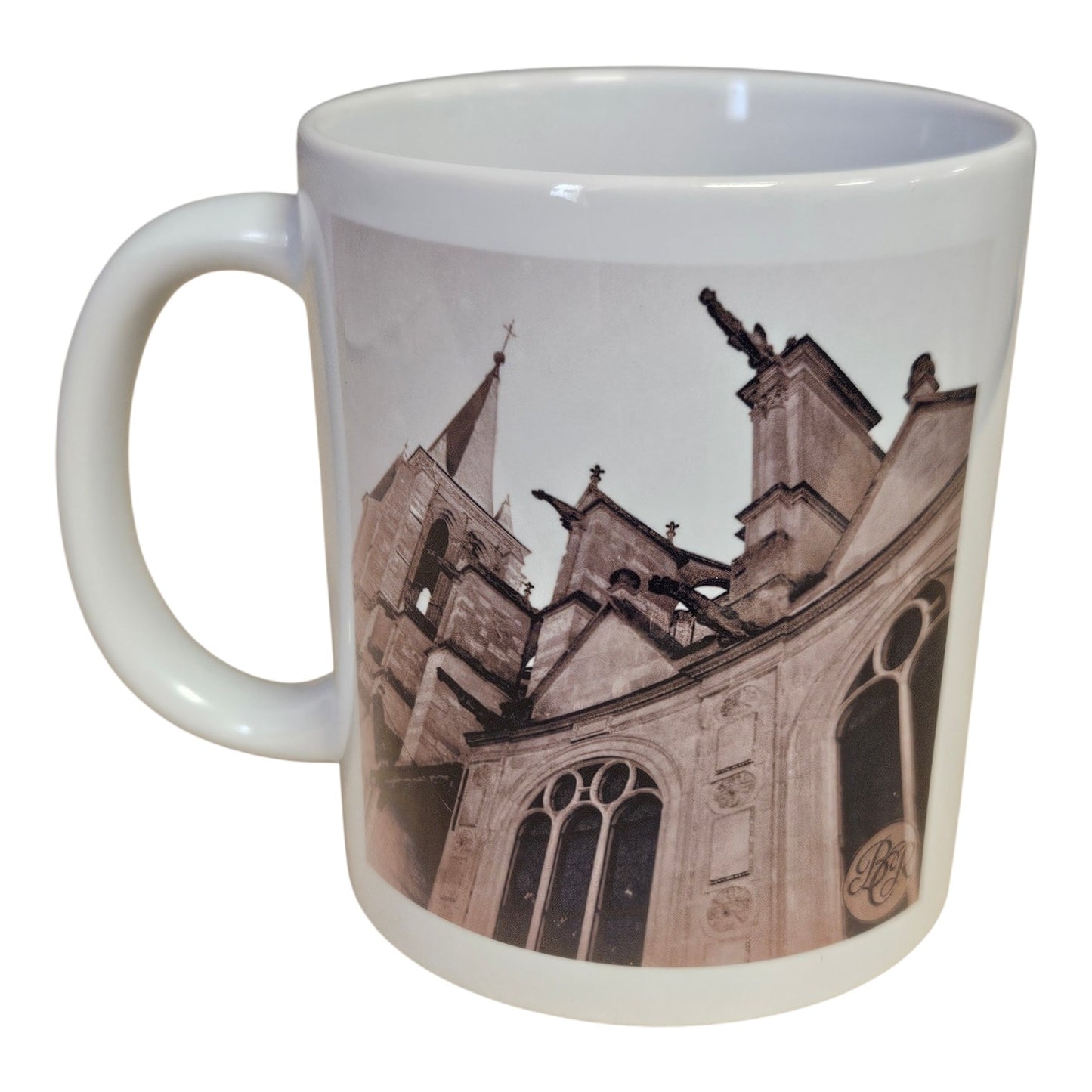 Mug L'église & Le château - Noir et Blanc