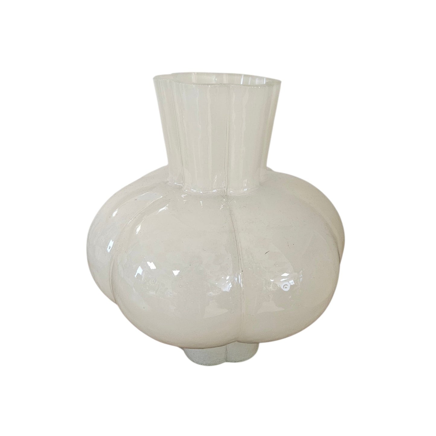Vase collerette - Crème