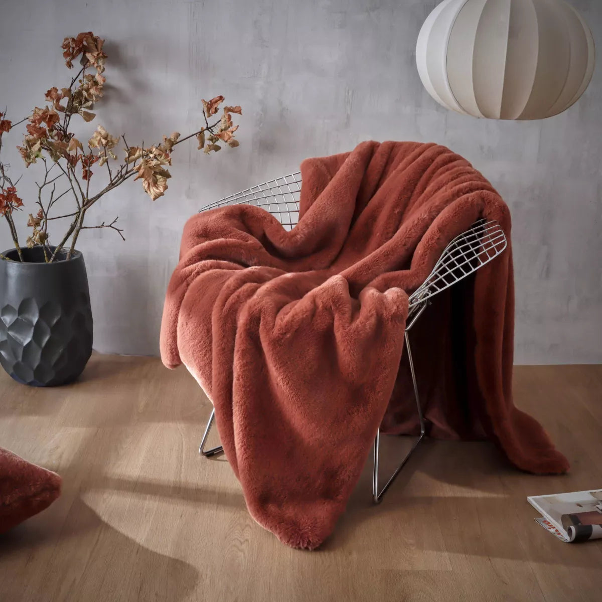 plaid cocooning