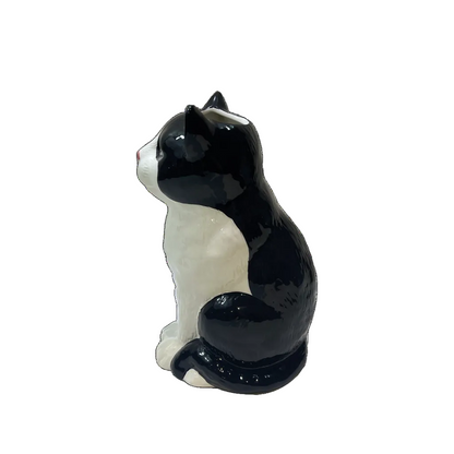 Vase chat - Noir et blanc