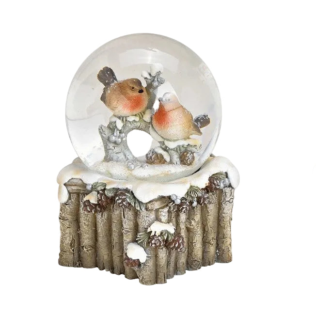 Boule à neige colibri - Gris