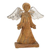 Ange sur socle - Naturel et argent