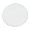Mini tapis rond en fausse fourrure - Blanc