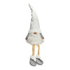 Gnome jambes tombantes - Blanc et gris