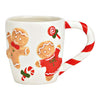 Tasse pain d'épice - Blanc et rouge