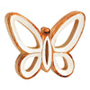 Papillon - Bois et blanc