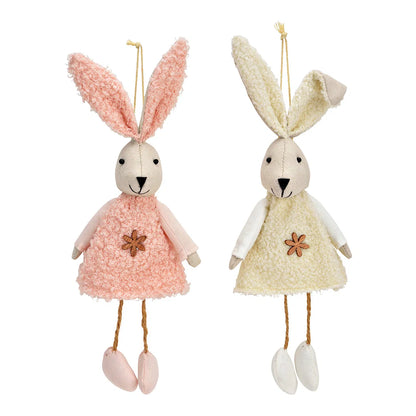 Suspension lapin - Crème