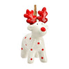 Suspension cerf - Blanc et rouge