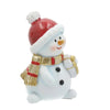 Bonhomme de neige cadeau - Blanc et rouge