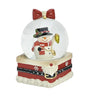 Boule à neige bonhomme de neige - Rouge et blanc