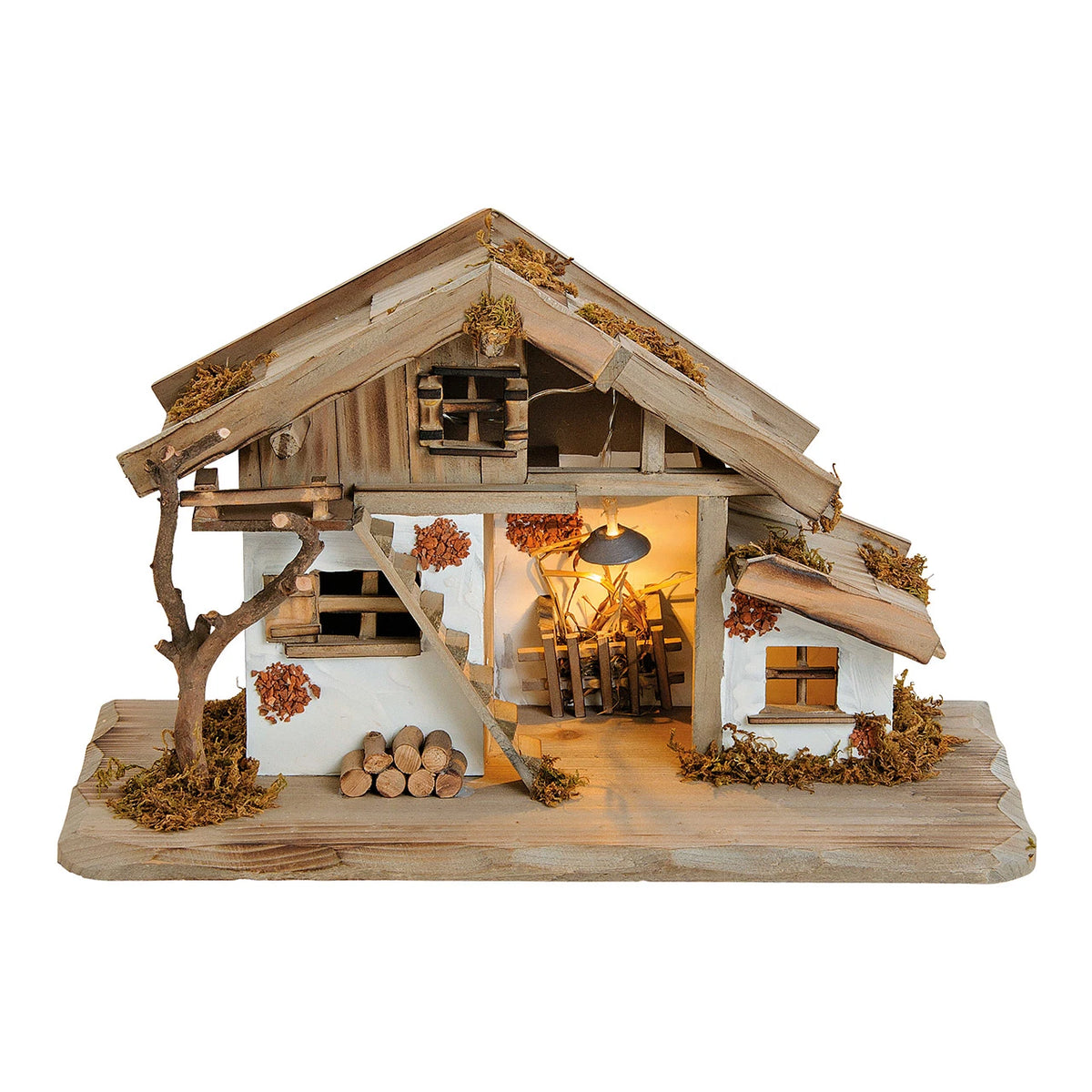 Maison de crèche led - Naturel