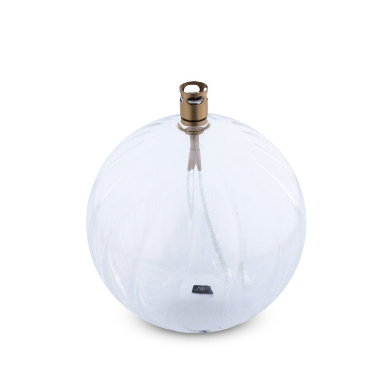 Lampe à huile ronde élégante GM - Transparent