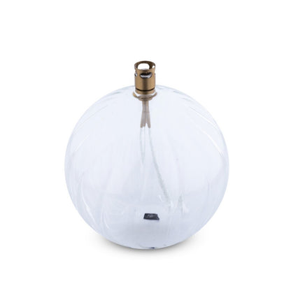 Lampe à huile ronde élégante GM - Transparent