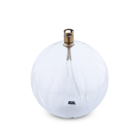 Lampe à huile ronde élégante GM - Transparent