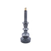 Bougeoir lampe à huile en verre MM - Gris