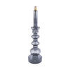 Bougeoir lampe à huile en verre GM - Gris