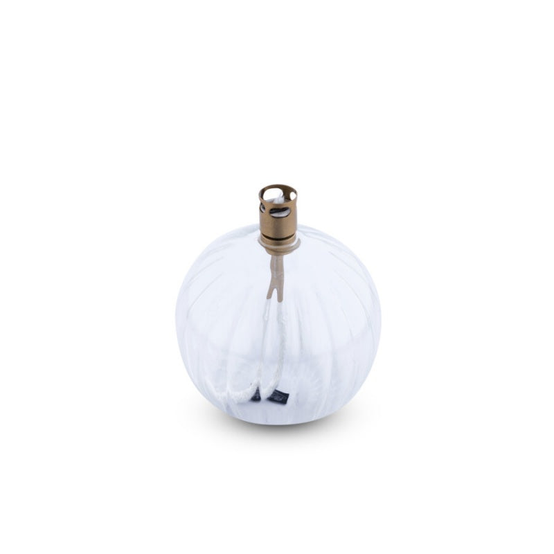 Lampe à huile ronde élégante PM - Transparent