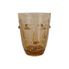 Verre visage - Ambre