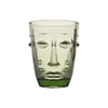 Verre visage - Vert