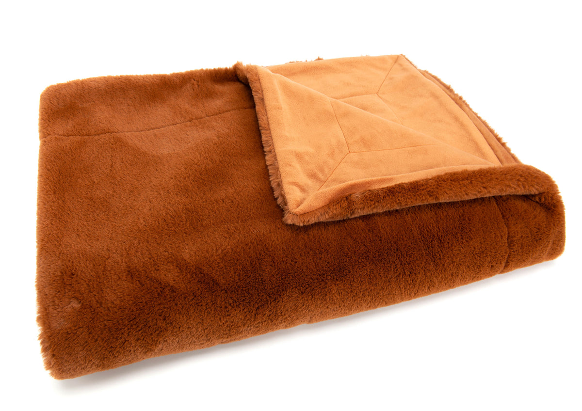Plaid luxe tout doux 130 × 170 cm - Crème