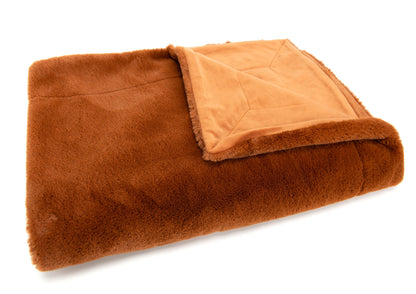 Plaid luxe tout doux 130 × 170 cm - Crème