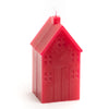 Bougie maison de Noël MM - Rouge