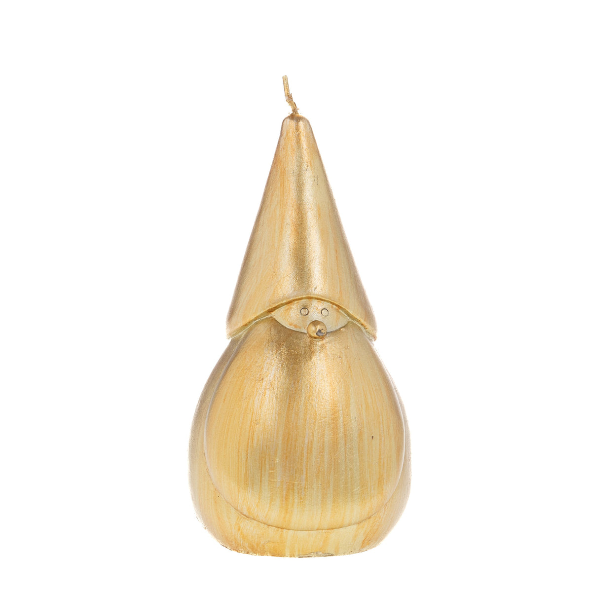 Bougie Père Noël GM - Doré