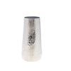 Vase en aluminium martelé - Argent
