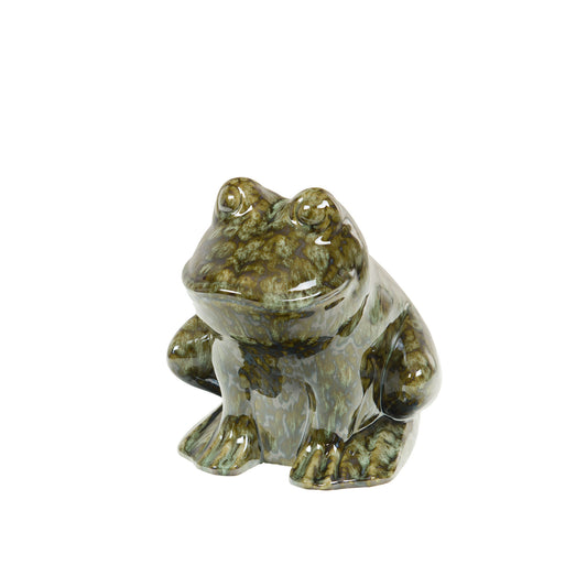 Grenouille email vert