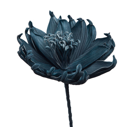 Fleur artificielle - Bleu foncé
