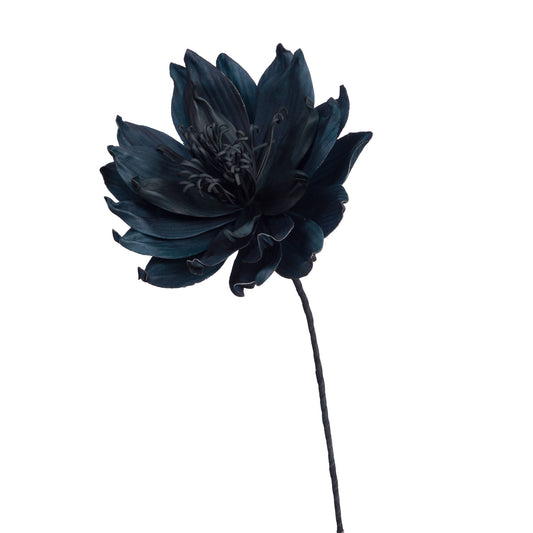 Fleur artificielle - Bleu foncé