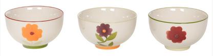 Bol fleur vintage orange