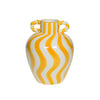 Vase MM - Jaune et blanc
