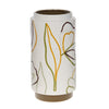 Vase - Crème orange et vert