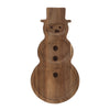 Planche bonhomme de neige en acacia - Naturel