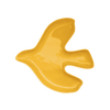 Coupelle oiseau - Jaune safran