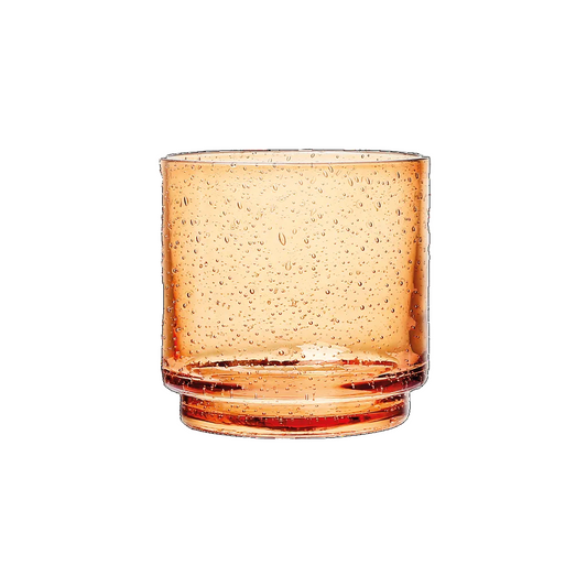 Verre empilable ambre