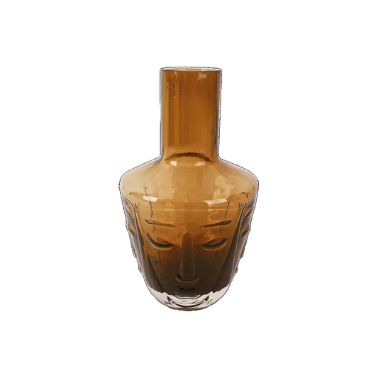 Carafe visage - Ambre