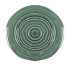 Assiette plate spirale - Vert matcha