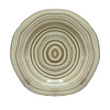 Assiette plate spirale - Beige