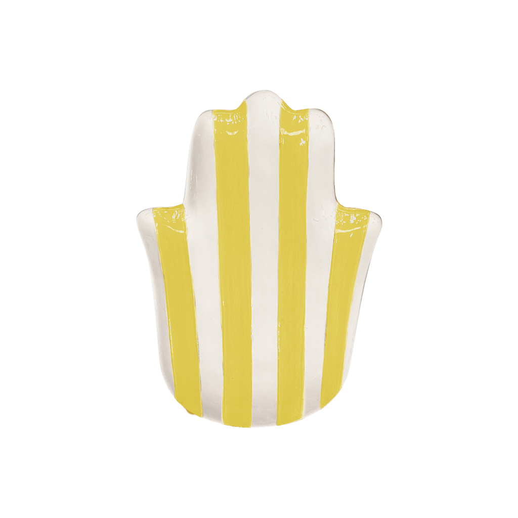 Coupelle main rayée kaki
